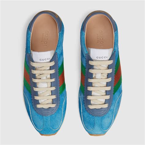 gucci wmns rocket suede low 'blue'|Buy Gucci Rocket Suede Low 'Blue' .